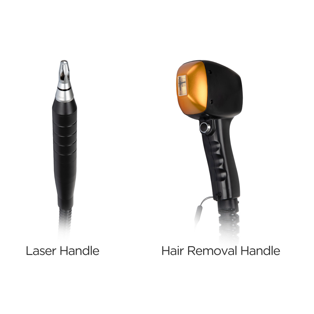 2 In 1 Pro Laser Hair Removal Machine For Hair Tattoo Removal Skin Rejuvenation